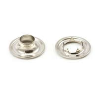 Thumbnail Image for Grommet with Tooth Washer #1 Brass Nickel Plated 9/32" 25-gr (ED) (ALT)