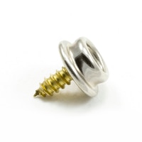 Thumbnail Image for DOT Durable Screw Stud 93-XB-103934-1A 3/8" Nickel Plated Brass / Brass Screw 100-pk