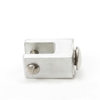 Thumbnail Image for Head Rod Jaw End #37W Aluminum Plated with Stainless Steel Fasteners 1