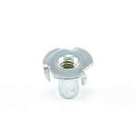 Thumbnail Image for T-Nut 4-Prong #T29-444 1/4-20 Zinc Plated (DISC) 1