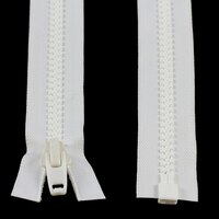 Thumbnail Image for YKK VISLON #10 Separating Zipper Automatic Lock Short Single Pull Plastic Slider #VFUL106 TA 36