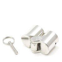 Thumbnail Image for Locking Rail Hinge w Quick Release Pin #9027202 Stainless Steel Type 316 1