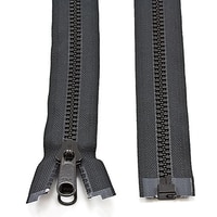 Thumbnail Image for YKK® VISLON® UV #8 Separating Zipper Non-Locking Double Pull Metal Slider #VFUV 48