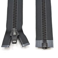 Thumbnail Image for YKK VISLON #10 Separating Zipper Automatic Lock Short Single Pull Plastic Slider #VFUL106 TA 36