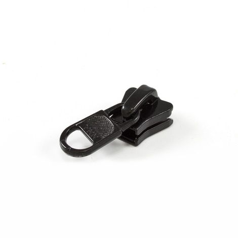Image for YKK® VISLON® #5 Metal Sliders #5VSDFW Non-Locking Short Single Pull Tab Black
