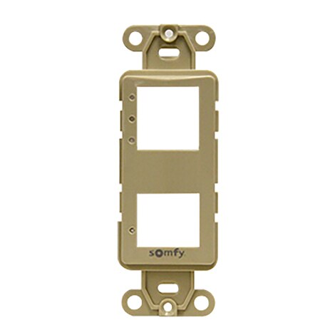 Image for Somfy Faceplate DecoFlex 3-Channel #9018981 Ivory