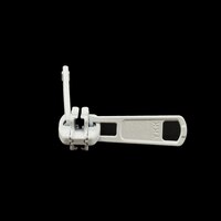 Thumbnail Image for YKK® VISLON® #5 Metal Sliders #5VSDXL AutoLok Standard Double Pull Tab White 2