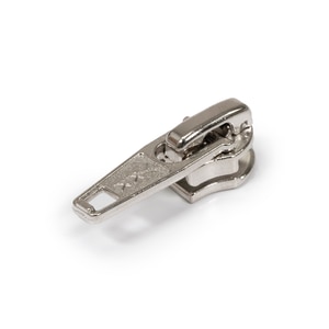 Thumbnail Image for YKK Ziplon Zipper Metal Slider #4.5CF Auto-Lock Single Pull Short Tab Nickel