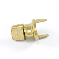 Thumbnail Image for DOT Common Sense Turn Button Double Prong 91-XB-78332-2E Bright Brass 1000-pk (SPO) 2