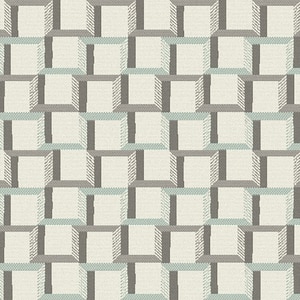 Thumbnail Image for Sunbrella Upholstery #145471-0002 54" Beveled Squares Mist (Standard Pack 40 Yards) (ED)