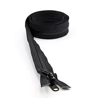 Thumbnail Image for YKK® VISLON® UV #8 Separating Zipper Non-Locking Double Pull Metal Slider #VFUV 54