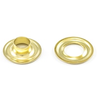 Thumbnail Image for DOT Grommet with Plain Washer #1 Brass 9/32