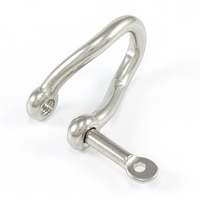 Thumbnail Image for SolaMesh Twisted Dee Shackle Stainless Steel Type 316 8mm (5/16