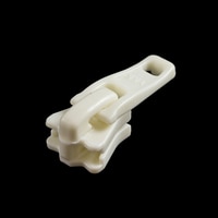 Thumbnail Image for YKK® VISLON® #5 Plastic Sliders #5VSTF Non-Locking Short Single Pull Tab White 3