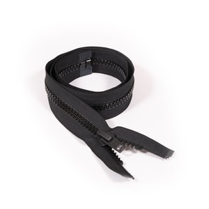 Thumbnail Image for YKK VISLON #10 Separating Zipper Automatic Lock  Single Pull Plastic Slider 36" Black