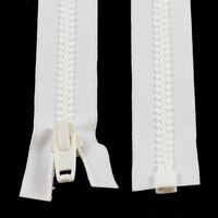 Thumbnail Image for YKK VISLON #10 Separating Zipper Automatic Lock Short Single Pull Plastic Slider #VFUL106 TA 96