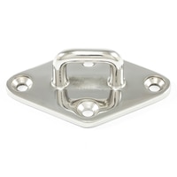 Thumbnail Image for SolaMesh Diamond Pad Eye Wall Plate Stainless Steel Type 316 100mm x 62mm (4