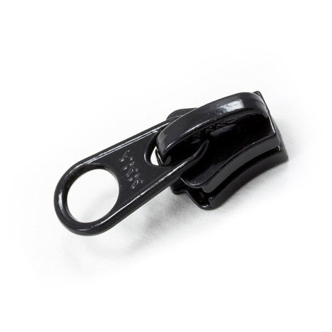 Image for YKK® VISLON® #10 Metal Sliders #10VFDFW Non-Locking Short Single Pull Tab Black