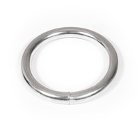 Thumbnail Image for O-Ring Steel Zinc Plated 2-1/2" ID x 3/8" 000-ga