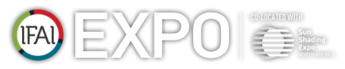 Bold 'EXPO' text in the Logo for Sun Shading Expo
