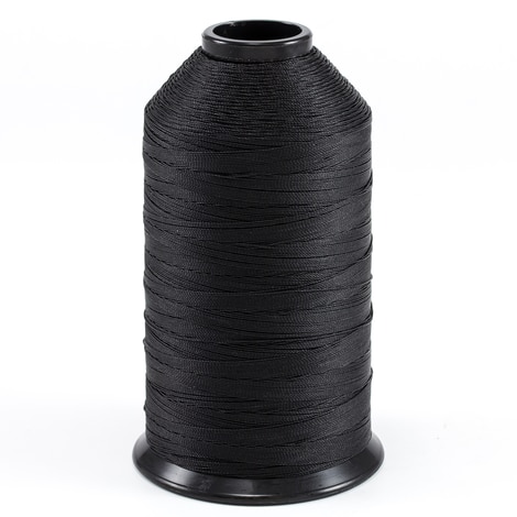 Image for A&E SunStop Twisted Non-Wick Polyester Thread Size T135 #66501 Black 8-oz