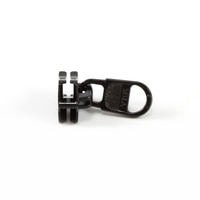 Thumbnail Image for YKK® VISLON® #5 Metal Sliders #5VSDFW Non-Locking Short Single Pull Tab Black 2