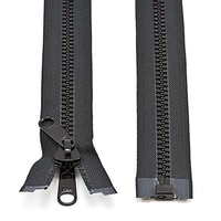 Thumbnail Image for YKK VISLON #8 Separating Zipper Non-Locking Double Pull Metal Slider 42