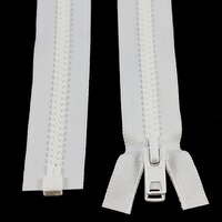 Thumbnail Image for YKK VISLON #10 Separating Zipper Automatic Lock Short Double Pull Metal Slider 90