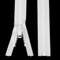 Thumbnail Image for YKK VISLON #10 Separating Zipper Automatic Lock Short Single Pull Plastic Slider 120