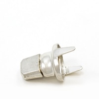 Thumbnail Image for DOT Common Sense Turn Button Double Prong 91-XB-78332-2A Nickel Plated Brass 1000-pk 0