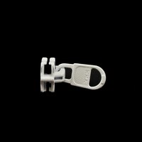 Thumbnail Image for YKK® VISLON® #5 Metal Sliders #5VSDFW Non-Locking Short Single Pull Tab White 2