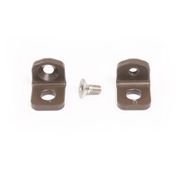 Thumbnail Image for Solair Vertical Curtain Double Gudgeon Cable Attachment Bracket Bronze (One ea is 2 Brackets 1 Screw) 2