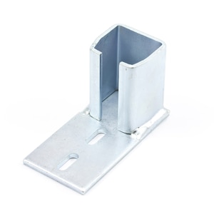 Thumbnail Image for Duratrack Bracket End Mount Down Two Hole Plate Galvanized Steel 16-ga #16EMD