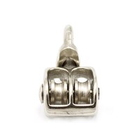Thumbnail Image for Pulley Cast Iron Nickel Plated Double Swivel Eye Steel Sheave #4/0 1/8