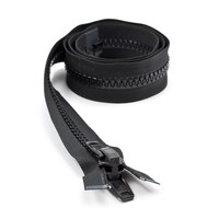Thumbnail Image for YKK® VISLON® #10 Separating Zipper Automatic Lock Double Pull Plastic Slider #VFUVOL107TX 40