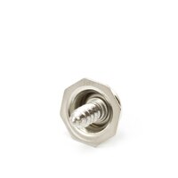 Thumbnail Image for DOT Pull-The-Dot Stud 92-X8-183074-2A Nickel Plated Brass / Stainless Steel Screw 1000-pk (CUS) (ALT) 2