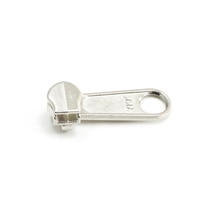 Thumbnail Image for YKK® ZIPLON® Metal Sliders #4.5CNDFL Non-Locking Long Single Pull Tab Nickel Plated 2