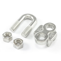 Thumbnail Image for SolaMesh Rope Clamp Stainless Steel Type 316 8mm (5/16