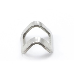 Thumbnail Image for YKK Zipper Top Stop #10  #89001 Stainless Steel