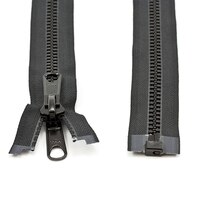 Thumbnail Image for YKK® VISLON® #8 Separating Zipper Automatic Lock Long Double Pull Metal Slider #VFUVOL-87 DXL E 40