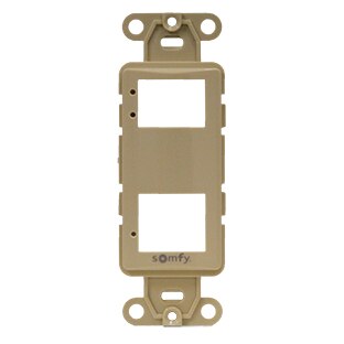 Image for Somfy Faceplate DecoFlex 2-Channel Ivory #9018982  (DSO)