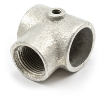 Thumbnail Image for Tee Slip-Fit/Threaded #4 1" OD Tubing or 3/4" Pipe without Set Screws  (EDC) (CLEARANCE)