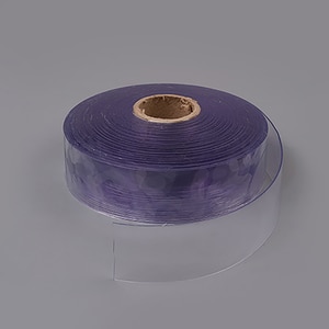 Thumbnail Image for Clear Vinyl Scratch Resistant Curtain Strapping 1-1/2" x 30-yd 40 Mil Clear