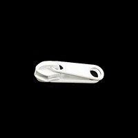 Thumbnail Image for YKK ZIPLON Metal Sliders #5CNDW3L Non-Locking Long Double Pull Tab White  (CUS) 5