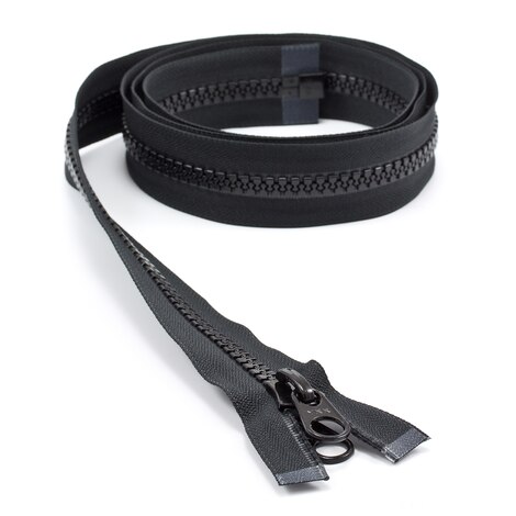 Image for YKK VISLON #10 Separating Zipper Non-Lock Double Pull Metal Slider 60