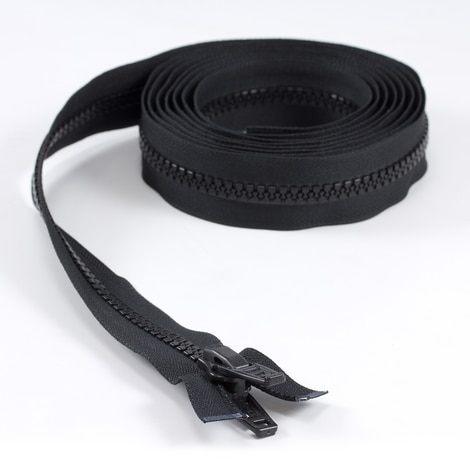 Image for YKK VISLON #10 Separating Zipper Automatic Lock Double Pull Plastic Slider 120