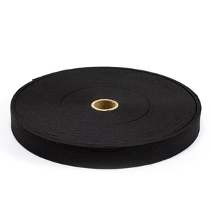 Thumbnail Image for Flat Elastic Braid 1050 1" x 144-yd Polyester Black