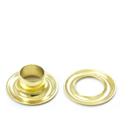 Image for Grommet with Plain Washer #4 Brass 1/2