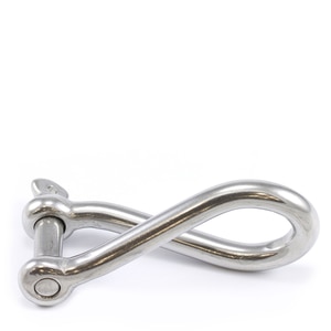 Thumbnail Image for Polyfab Long Twisted Shackle #SS-SLT-10 10mm (DSO) (ALT)