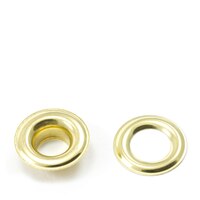 Thumbnail Image for Grommet with Plain Washer #3 Brass 7/16